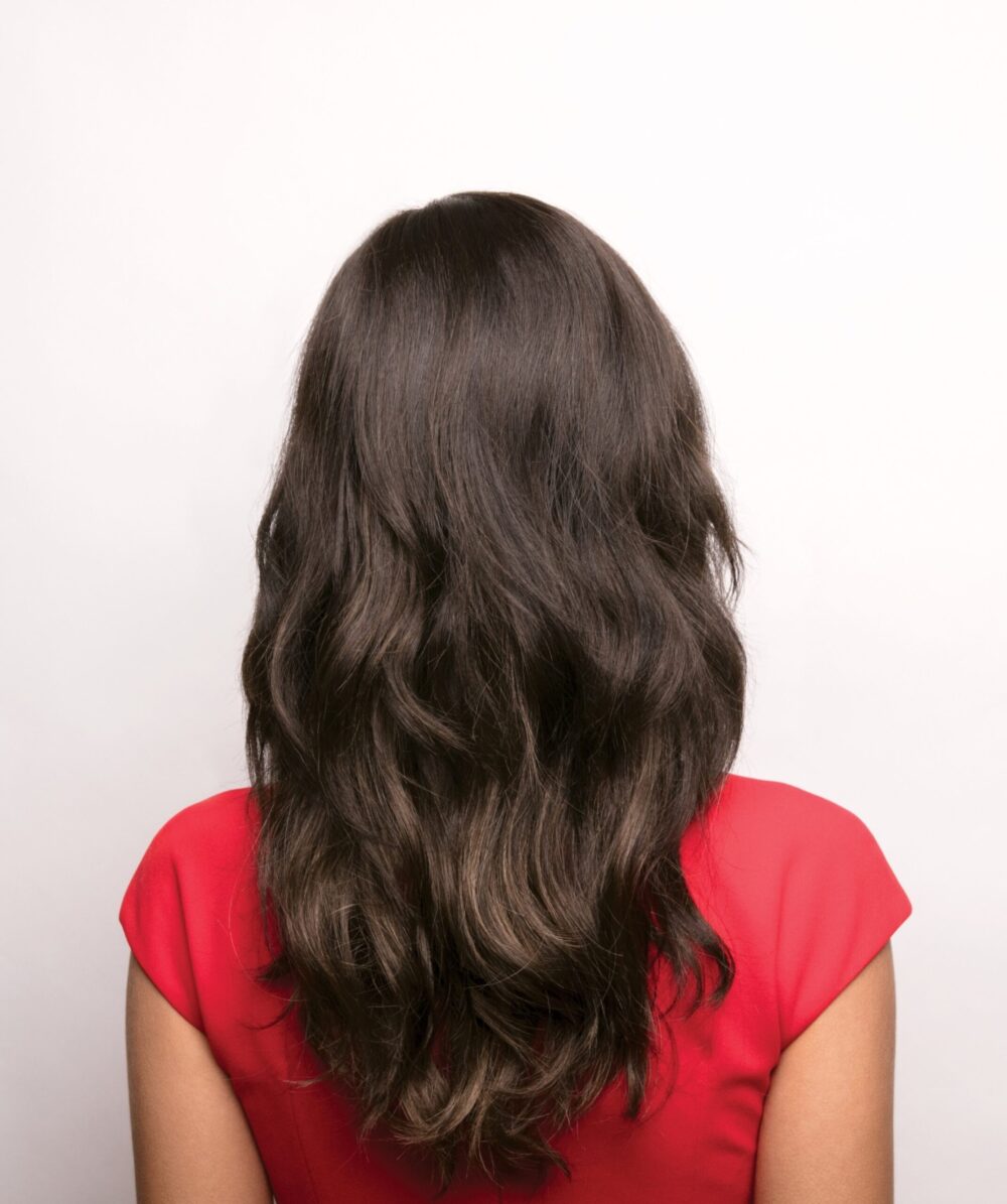 Back profile of wig